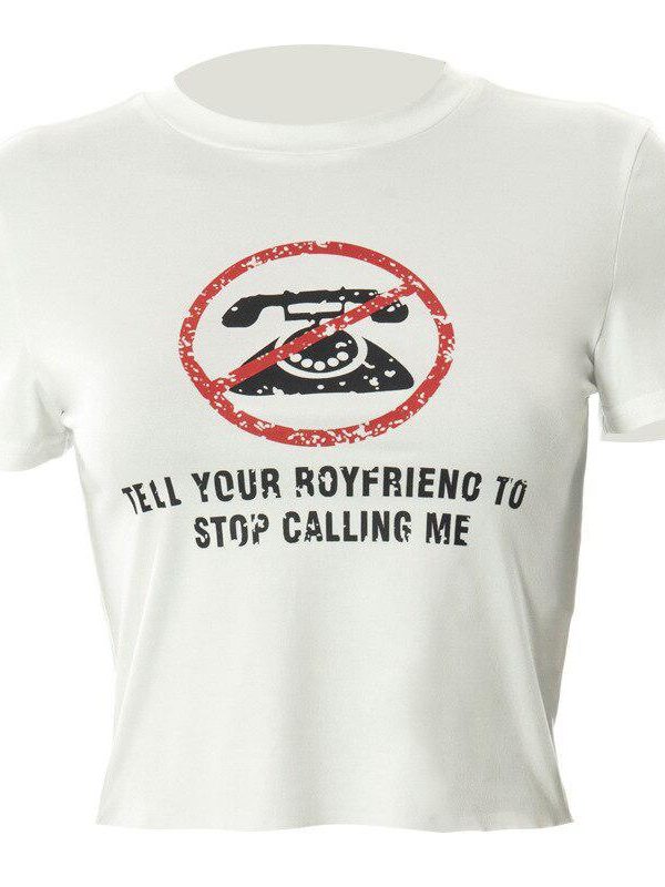 Tell Your Boyfriend Crop Top