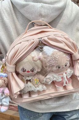 Theater-Style Plush Doll Ita Backpack