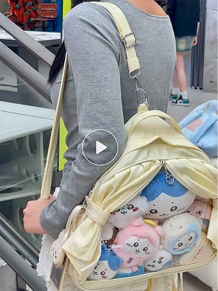 Theater-Style Plush Doll Ita Backpack