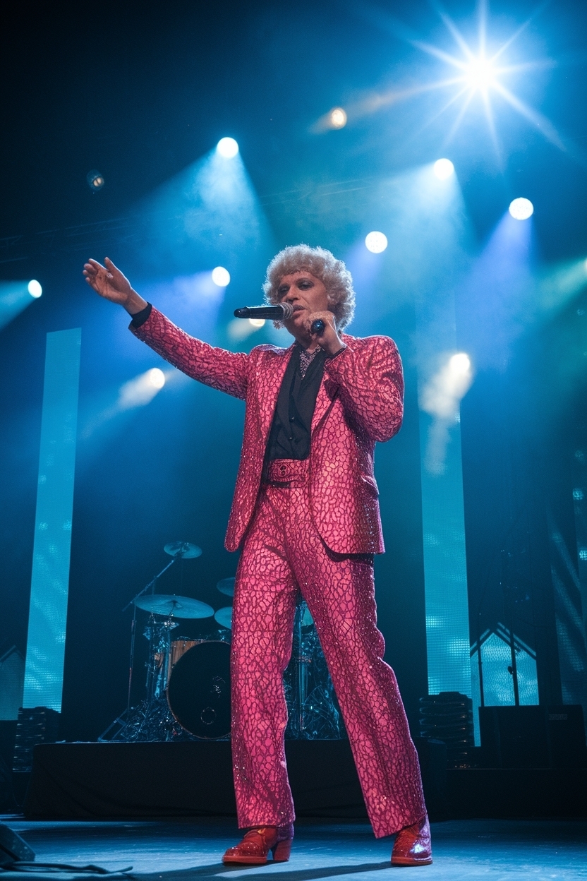 Thee Sacred Souls Concert Outfit for a Retro Touch outfit idea