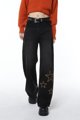 Tinsel Stars Wide Leg Jeans