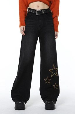 Tinsel Stars Wide Leg Jeans