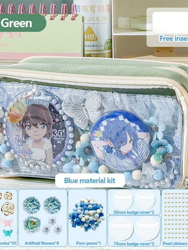 Transparent Ita Bag Pencil Case
