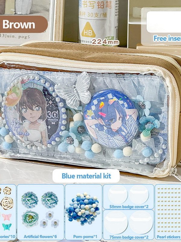 Transparent Ita Bag Pencil Case