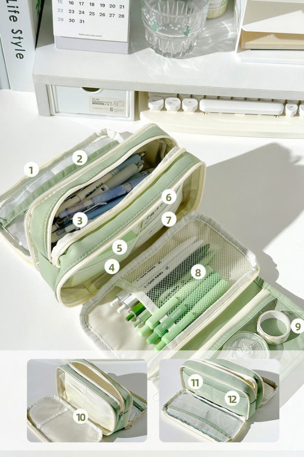 Transparent Ita Bag Pencil Case