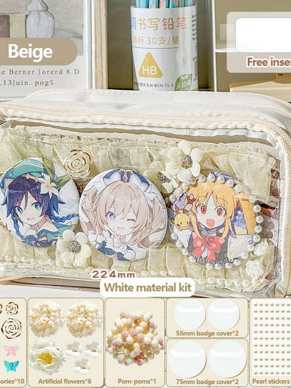Transparent Ita Bag Pencil Case