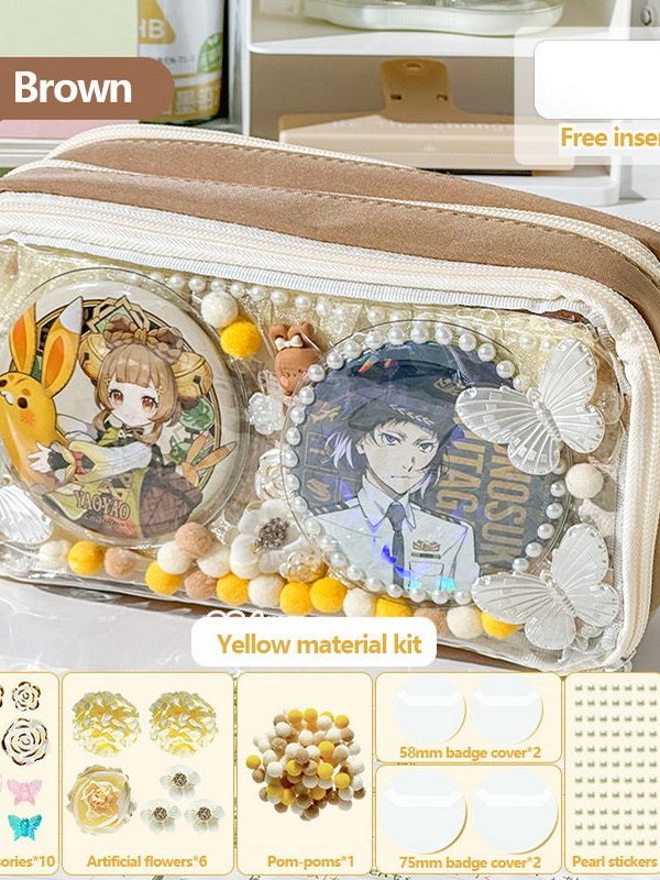 Transparent Ita Bag Pencil Case