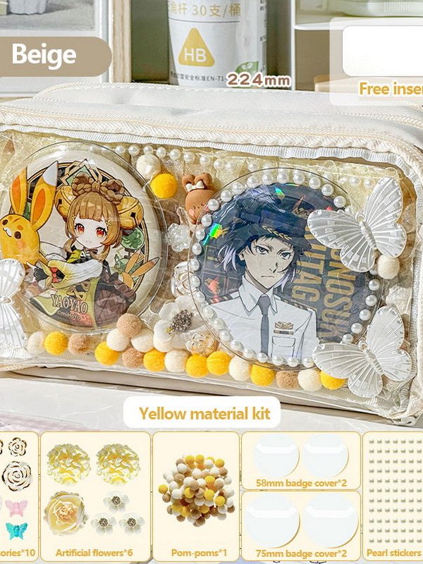 Transparent Ita Bag Pencil Case