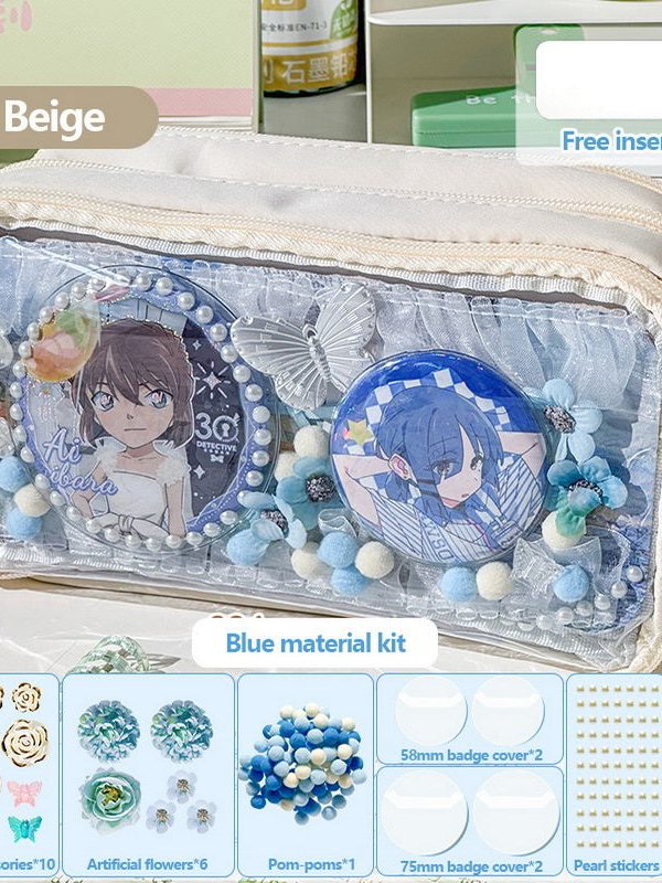 Transparent Ita Bag Pencil Case