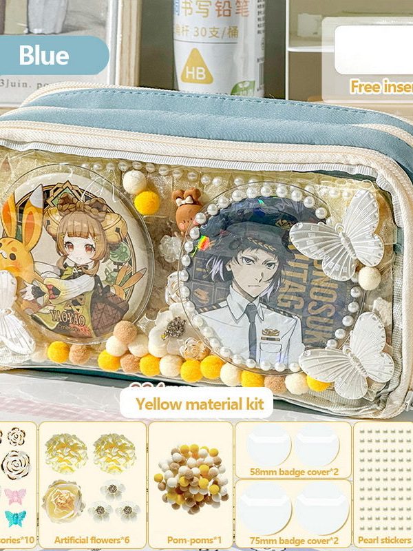 Transparent Ita Bag Pencil Case