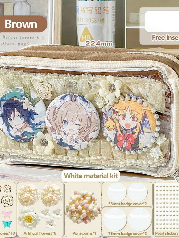 Transparent Ita Bag Pencil Case