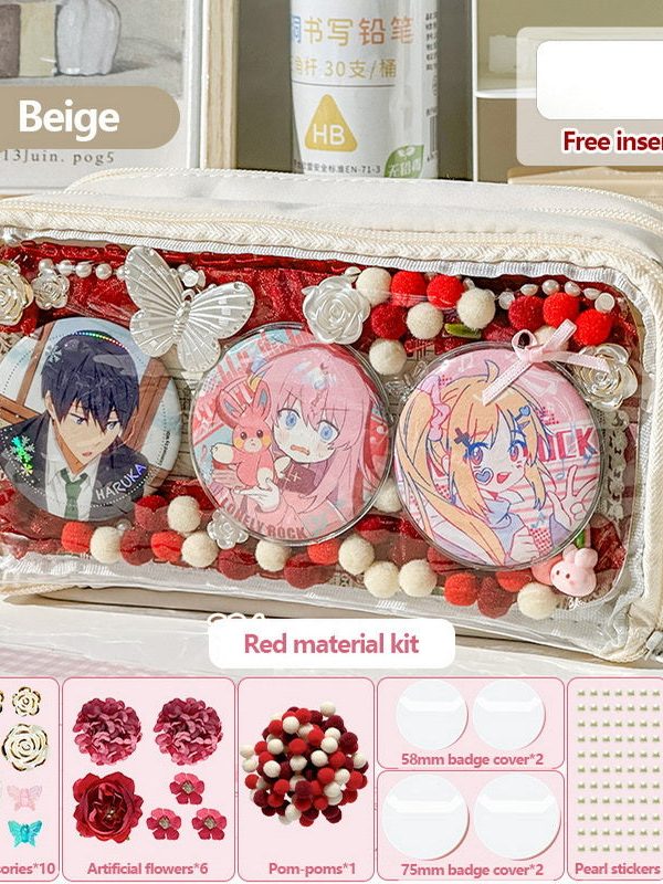 Transparent Ita Bag Pencil Case