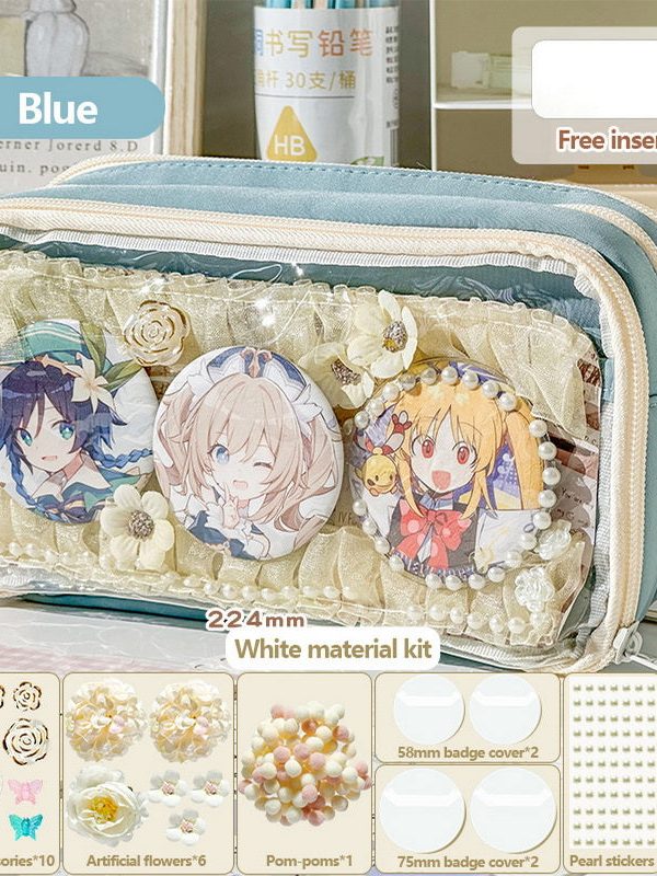 Transparent Ita Bag Pencil Case