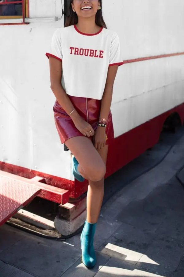 Trouble Ringer Tee