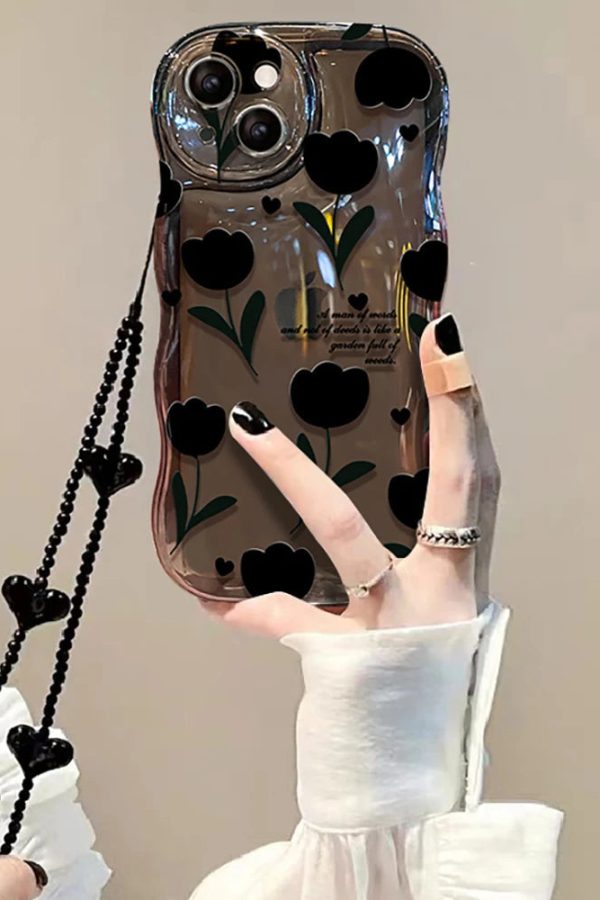 Tulip Bubble Clear Phone Case
