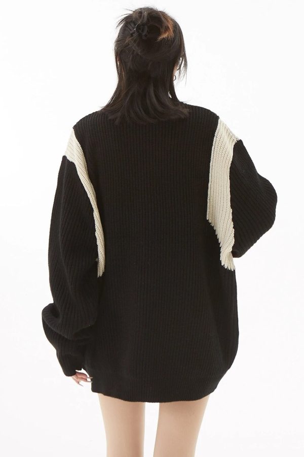 Turtleneck Zip-Up Cardigan