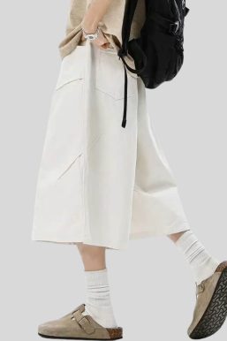 Ultra-Wide Denim Jorts