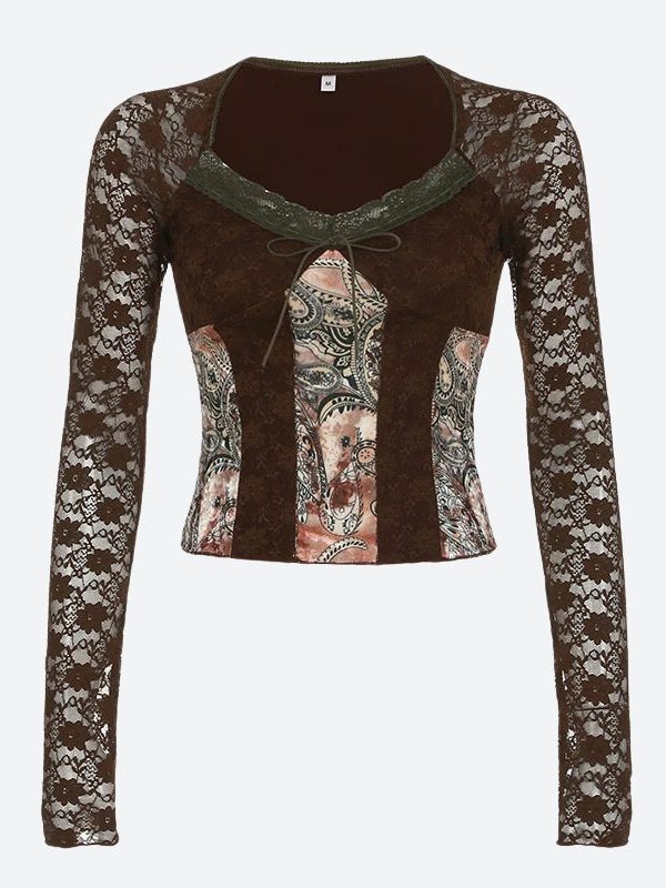 Vintage Bohemian Lace Top