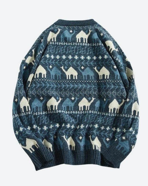 Vintage Camel Knitted Sweater