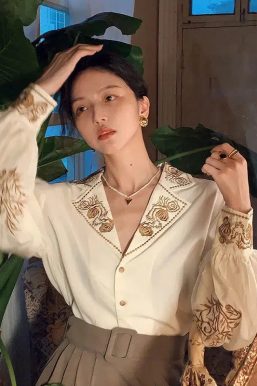 Vintage Collar Shirt