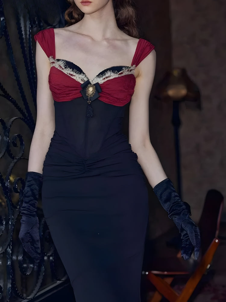 Vintage Corset Bodycon Maxi Dress Vintage Corset Bodycon Maxi Dress