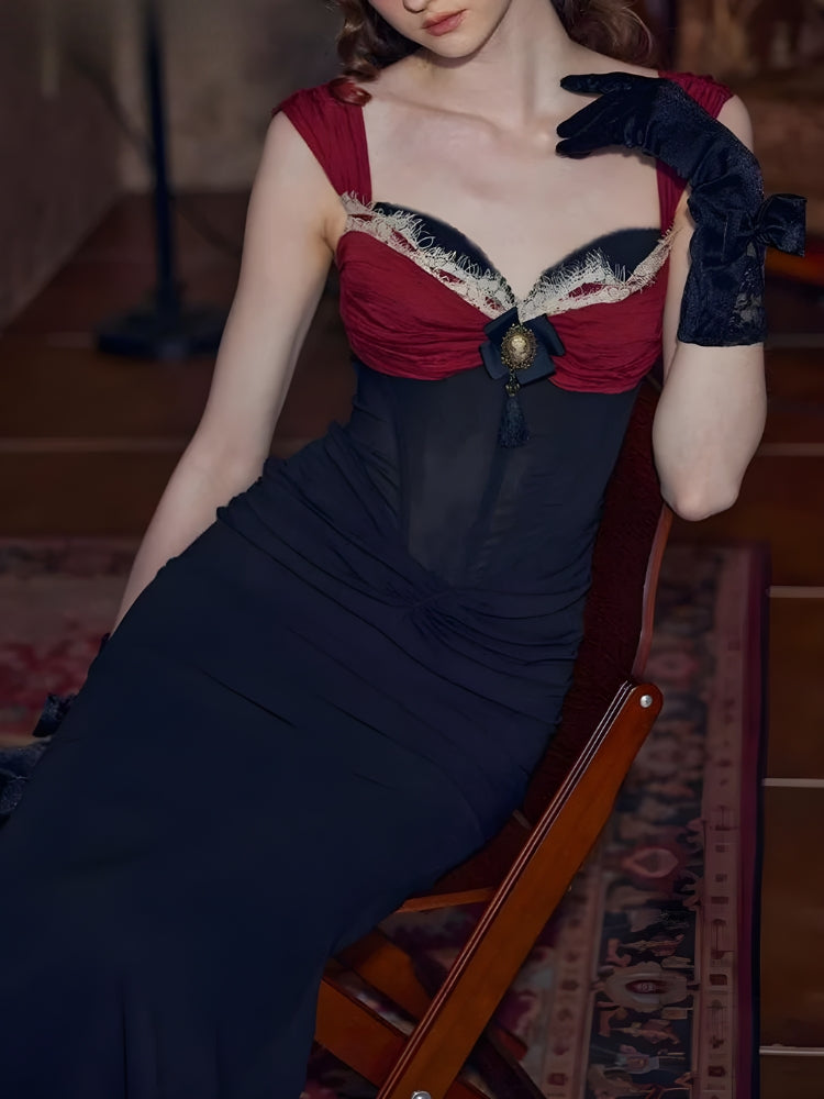 Vintage Corset Bodycon Maxi Dress Vintage Corset Bodycon Maxi Dress