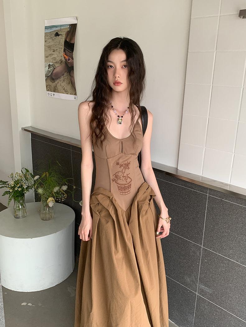 Vintage Corset Maxi Dress Vintage Corset Maxi Dress