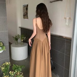 Vintage Corset Maxi Dress