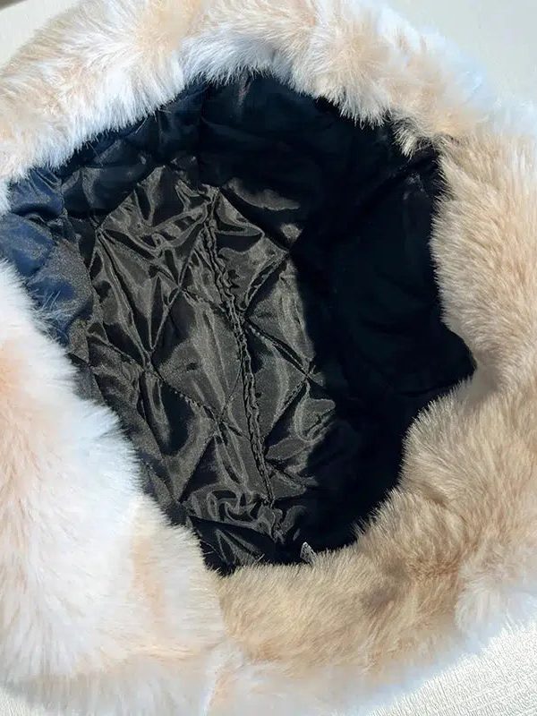 Vintage Faux Fur Aviator Hat