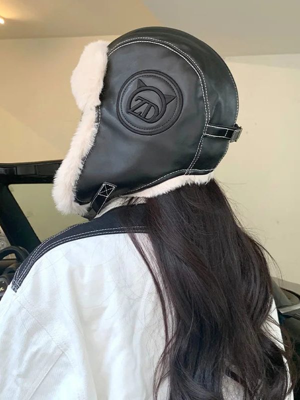 Vintage Faux Fur Aviator Hat