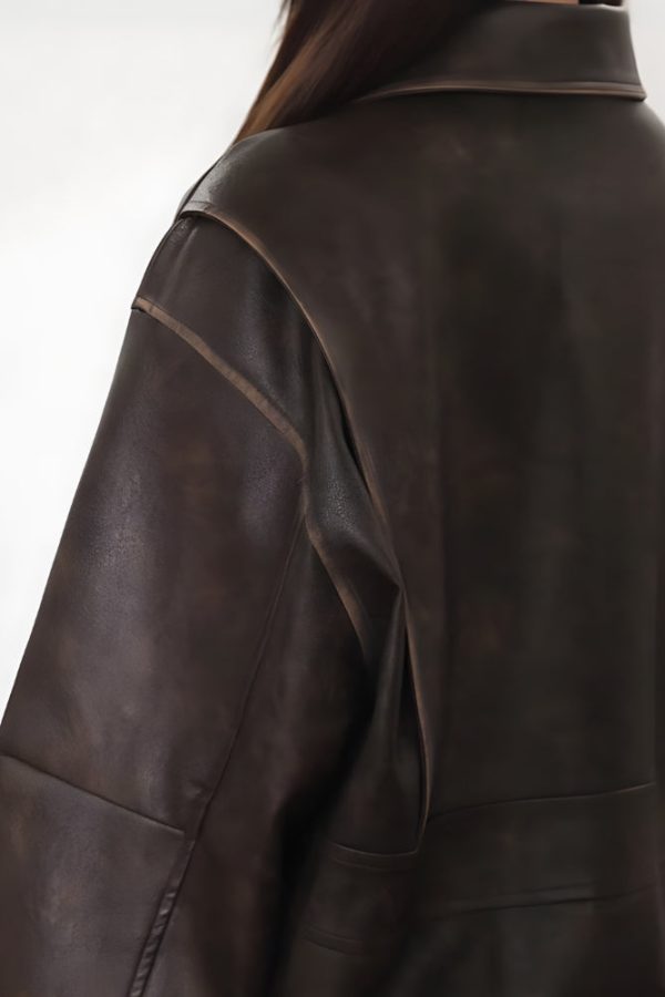 Vintage Faux Leather Jacket