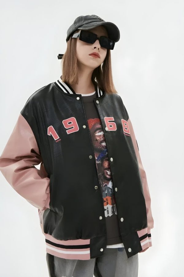 Vintage Grunge 1968 Varsity Jacket