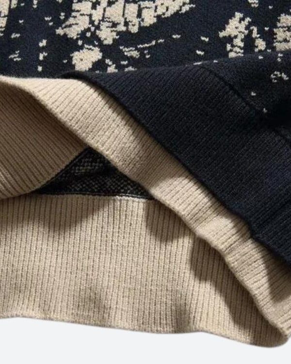 Vintage Mountain Knitted Sweater