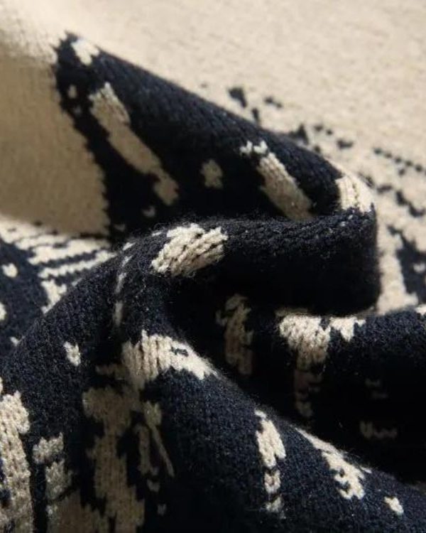 Vintage Mountain Knitted Sweater