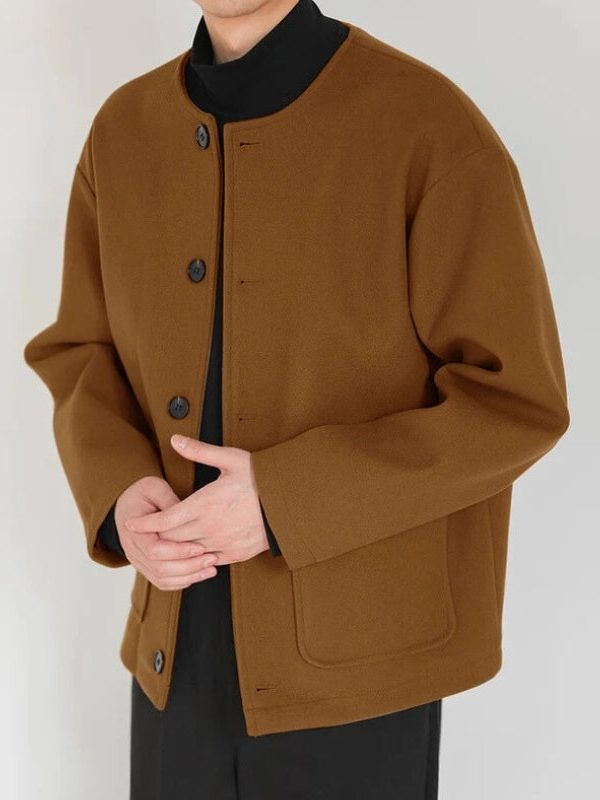 Vintage O-Neck Jacket