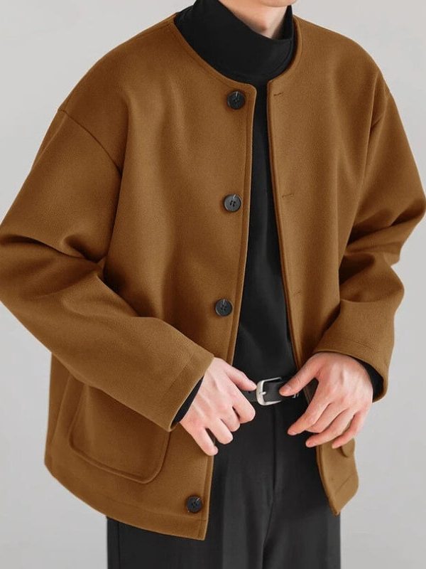 Vintage O-Neck Jacket