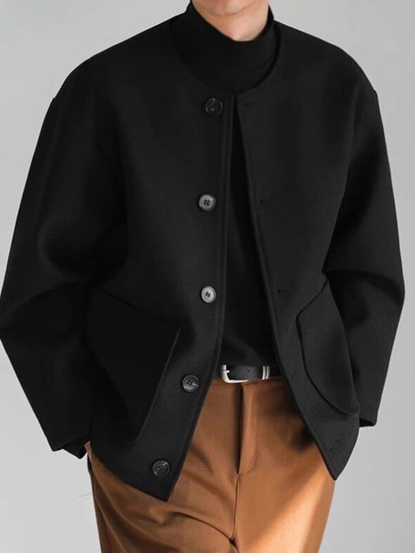 Vintage O-Neck Jacket