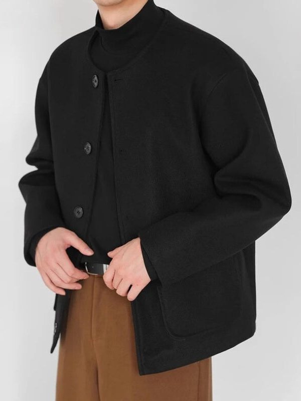 Vintage O-Neck Jacket