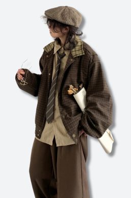 Vintage Plaid Jacket