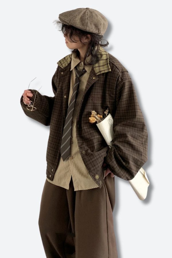 Vintage Plaid Jacket