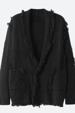 Vintage Pockets Tasseled Knitted Cardigan