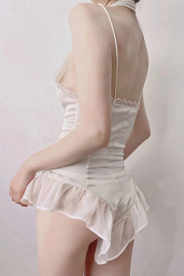 Vintage Ruffled Bodysuit