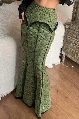 Vintage Slim Fit Maxi Skirt