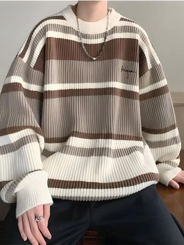Vintage Striped Knitted Sweater