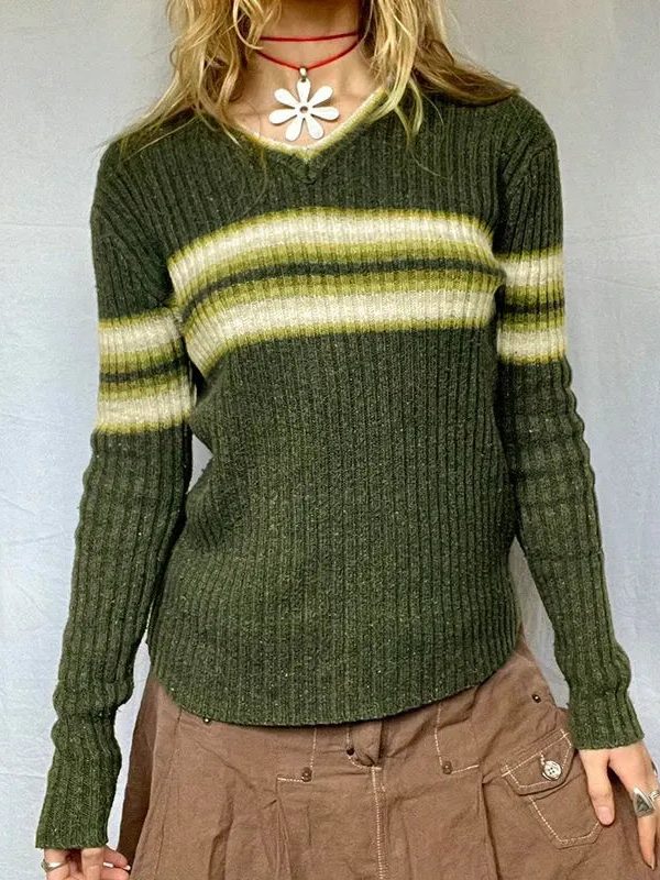 Vintage Striped Sweater