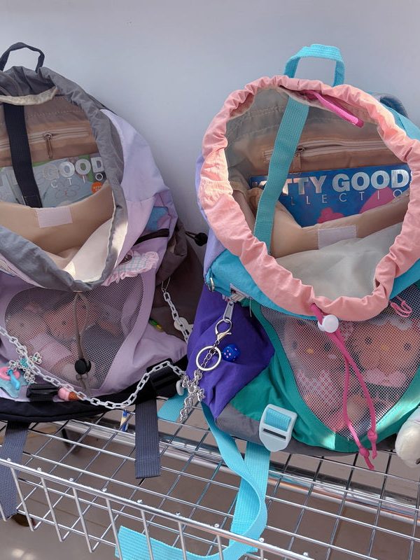 Vintage Y2K Drawstring Casual Ita Backpack