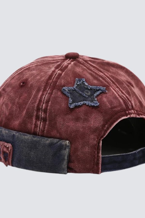 Washed Star Cap
