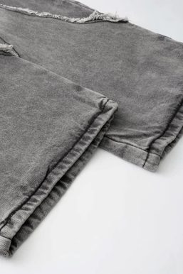 Washed Wide Leg Jeans