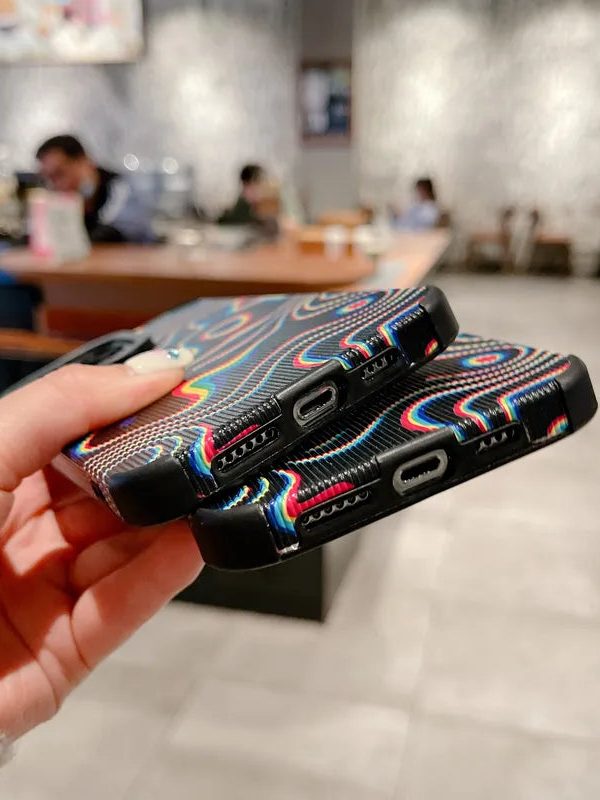 Wavy Rainbow Phone Case