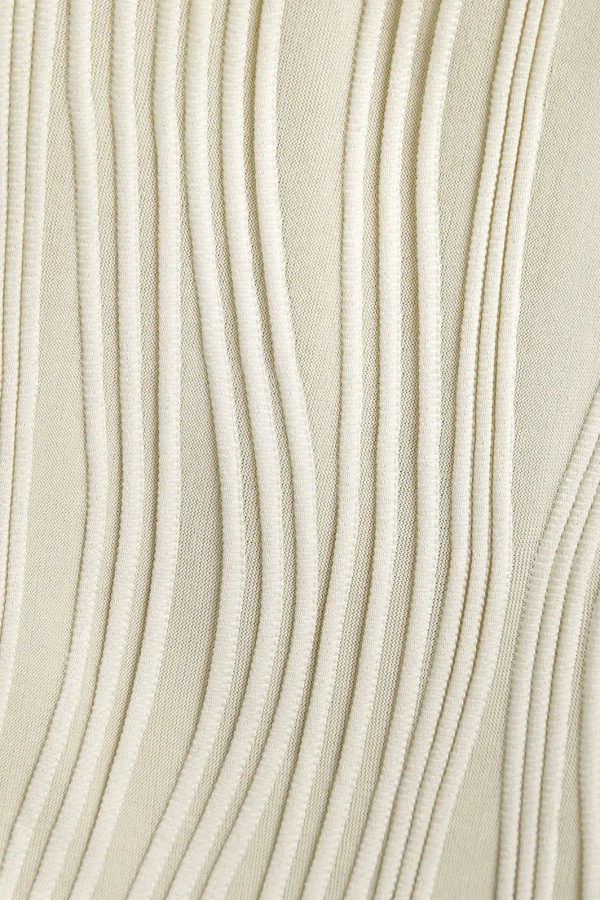 Wavy Striped Wired Cup Bikini Set